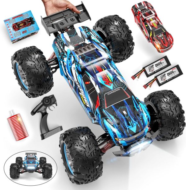 Hosim Brushless RC Cars, 1:10 68+ KMH High Speed Remote Control Car for Adults Boys, 4X4 All Terrains Waterproof Off Road Hobby Grade Large Fast Racing Buggy Toy Gift Monster Trucks - Image 2