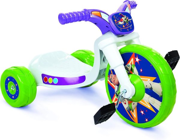 Fly Wheels Disney Toy Story Ride-On 10" Tricycle with Sounds - Toddler Bike Trike, Ages 18-36M, for Kids 33”-35” Tall - 35 lbs. Weight Limit - Image 3