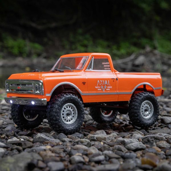 Axial RC Truck 1/24 SCX24 1967 Chevrolet C10 4WD Truck RTR (Comes with Everything Needed to Run), Orange, AXI00001V2T3 - Image 6