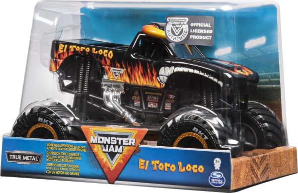 Monster Jam, Official El Toro Loco Monster Truck, Die-Cast Vehicle, 1:24 Scale - Image 6