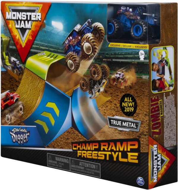 Monster Jam, Champ Ramp Freestyle Playset with Exclusive Son-uva Digger Monster Truck, 1:64 Scale Die-Cast, Kids Toys for Boys and Girls Ages 4-6 and Up - Image 10