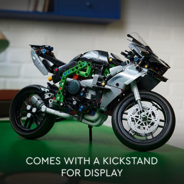 LEGO Technic Kawasaki Ninja H2R Motorcycle Toy - Building Toys for Kids, Boys & Girls, Ages 10+ - Kickstand for Display - Model Kit Birthday Gift - 42170 - Image 6