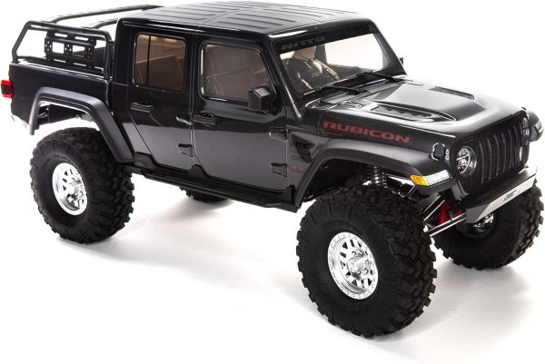 Axial RC Truck 1/10 SCX10 III Jeep JT Gladiator Rock Crawler with Portals RTR (Batteries and Charger Not Included), Gray, AXI03006BT1 - Image 4