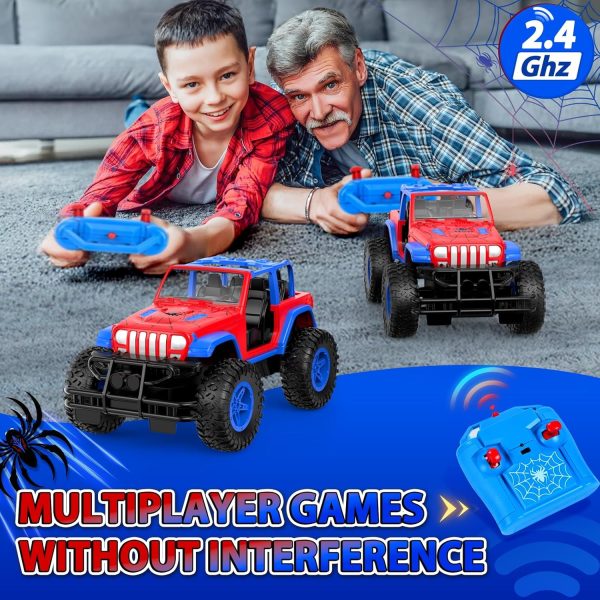 NQD Spider Remote Control Car for Kids, RC Car for Boys, 2.4Ghz Off Road RC Trucks, All Terrain SUV Jeep Toy for Birthday for Kids 3-8 Years Old - Image 4