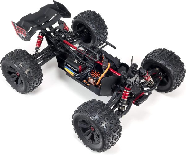 ARRMA RC Truck 1/8 KRATON 6S V5 4WD BLX Speed Monster RC Truck with Spektrum Firma RTR (Transmitter and Receiver Included, Batteries and Charger Required), Blue, ARA8608V5T2 - Image 10