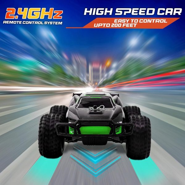 Offroad Remote Control Car for Boys 1:20 - High Speed RC Car for Teens, 20km/h Fast RC Cars with LED Light, 2 Rechargeable 1000mAh Batteries - All Terrain RC Car Gift for Boys - Image 8