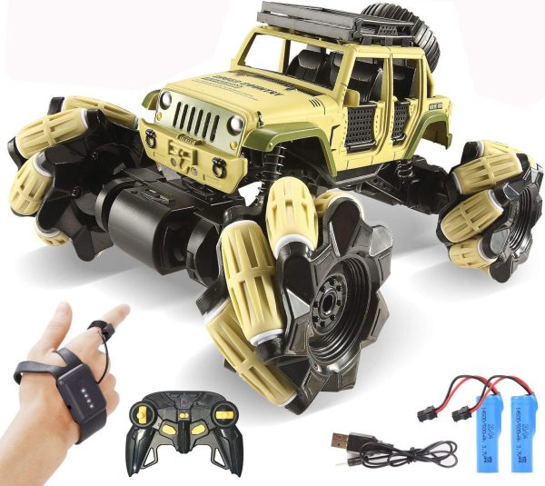 Remote Control Car, 1:16 Drift RC Cars 360° Rotating 4WD 2.4Ghz Gesture Sensor Watch Monster Truck for Kids Stunt Climbing Car Rechargeable Batteries - Image 2