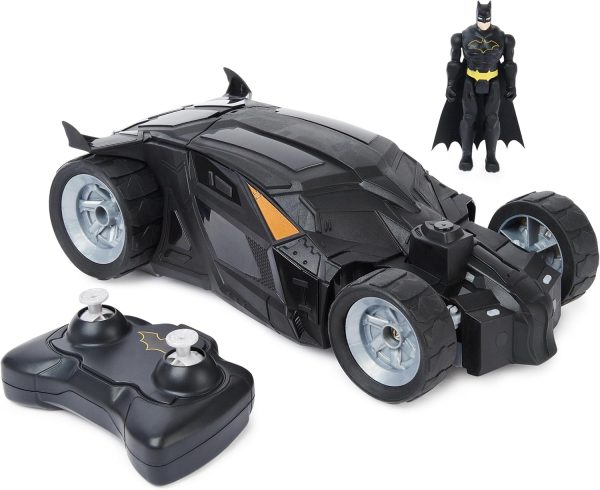 DC Comics, Batman Batmobile Remote Control Car, Easy to Drive, Compatible with Batman Figures, Kids Toys for Boys and Girls Ages 4 and Up - Image 2