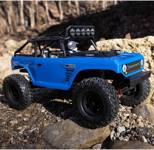 Axial RC Truck 1/10 SCX10 II Deadbolt 4WD Brushed RTR (Battery and Charger Not Included), Blue, AXI03025T1, Trucks Electric RTR 1/10 Off-Road, Unisex - Image 8