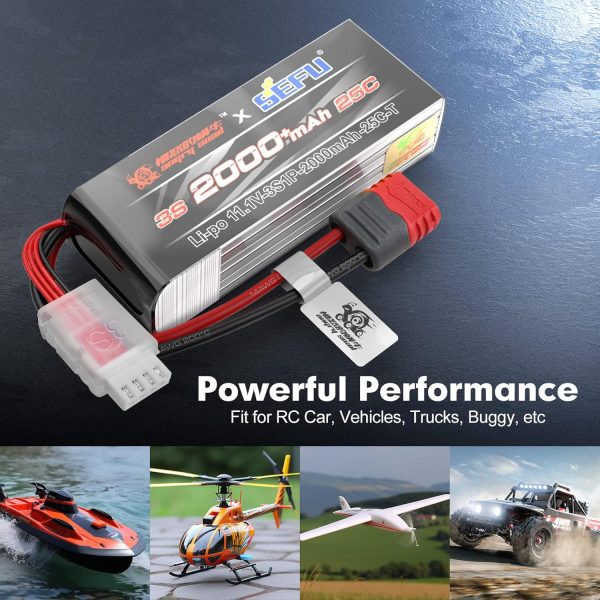 HYPER GO Angry Snail 3S2000 RC Car Upgrade Accessories 3S 11.1V 2000 mAh 25C LiPo Battery, Spare Parts RC Battery All 1/14, 1/16 Scale - Image 7