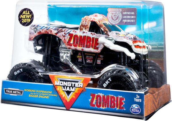 Monster Jam, Official Zombie Monster Truck, Collector Die-Cast Vehicle, 1:24 Scale, Kids Toys for Boys and Girls Ages 3 and up - Image 5