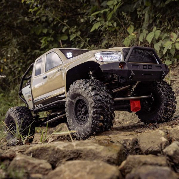 Axial RC Crawler 1/6 SCX6 Trail Honcho 4 Wheel Drive RTR (Transmitter and Receiver Included, Battery and Charger Not Included), Sand, AXI05001T2, Trucks Electric - Image 4