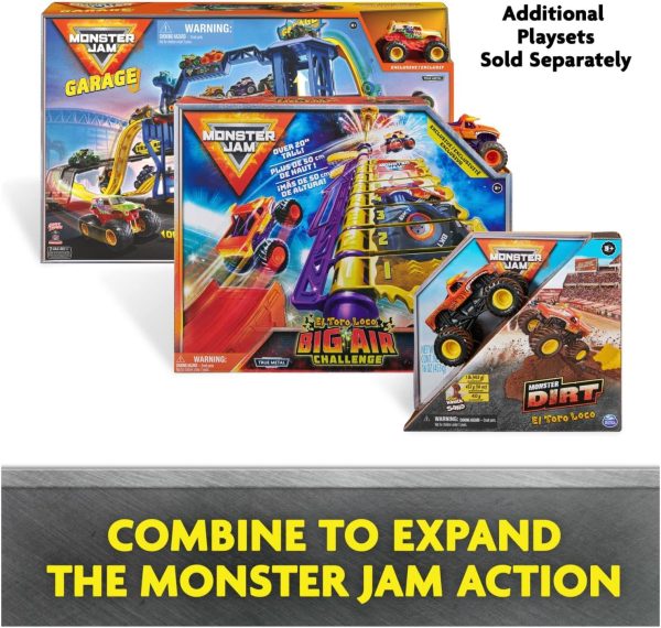 Monster Jam, Champ Ramp Freestyle Playset with Exclusive Son-uva Digger Monster Truck, 1:64 Scale Die-Cast, Kids Toys for Boys and Girls Ages 4-6 and Up - Image 9