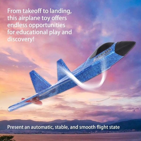 Generic RC Airplane with (Red Blue Yellow) Color, Remote Controlled Flying Toy - Image 4