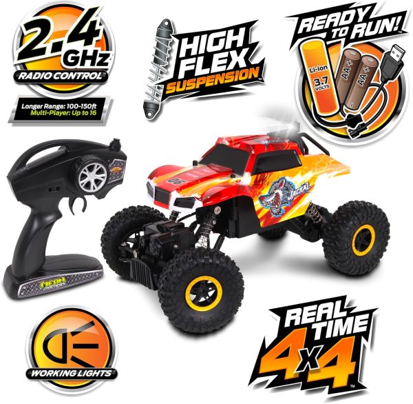 NKOK Mean Machines Jackal Rock Crawler; High Flex Suspension System; 4x4 Powerhouse; Dominate Any Terrain - Image 6