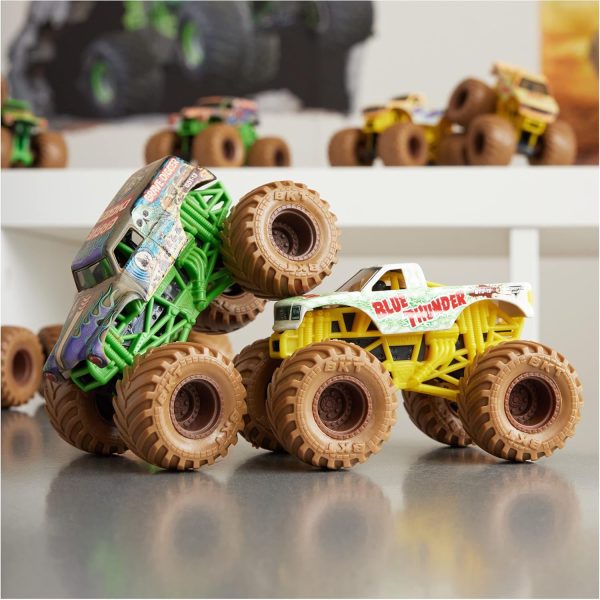 Monster Jam, Mystery Mudders 2-Pack Monster Trucks, Official 1:64 Die-Cast Vehicles, Wash to Reveal (Styles Will Vary), Kids Toys for Boys 3 and Up - Image 7