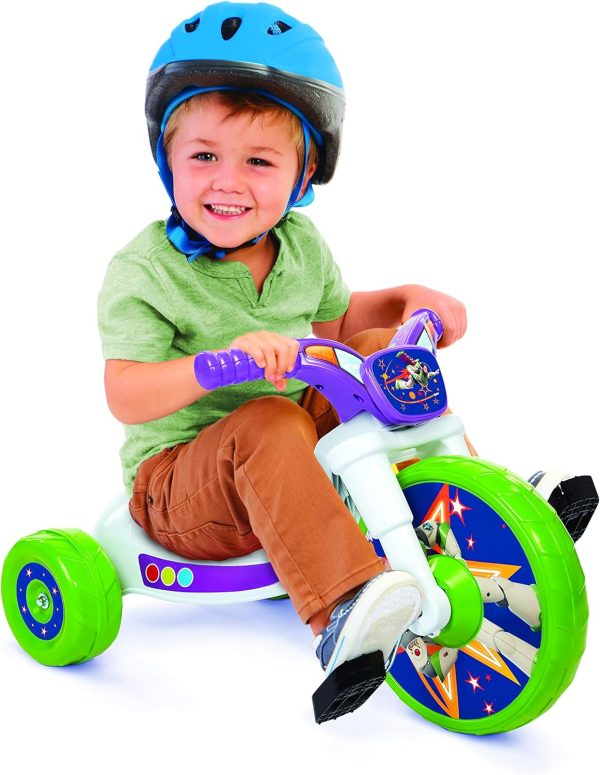 Fly Wheels Disney Toy Story Ride-On 10" Tricycle with Sounds - Toddler Bike Trike, Ages 18-36M, for Kids 33”-35” Tall - 35 lbs. Weight Limit - Image 2