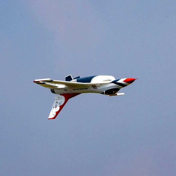 E-flite RC Airplane F-16 Thunderbirds 80mm EDF BNF Basic Transmitter Battery and Charger Not Included with AS3X and Safe Select EFL87950 Airplanes Bind and Fly Electric - Image 6