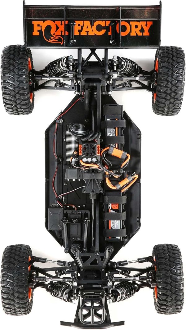 Losi RC Truck 1/5 DBXL-E 2.0 4 Wheel Drive Desert Buggy Brushless RTR Battery and Charger Not Included with Smart Fox LOS05020V2T1 - Image 8