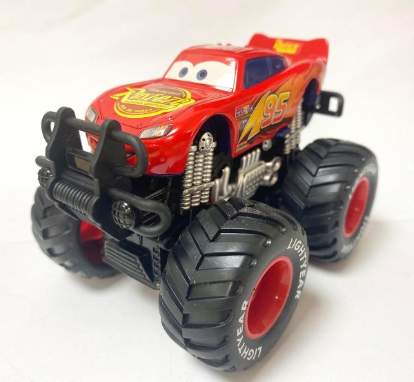 12 Styles Movie Cars 3 Black Storm Jackson McQueen Curz Mater Giant Wheels Cars 1：55 Diecast Vehicles Toys Set Children Car Toy (Lightning McQueen) - Image 3