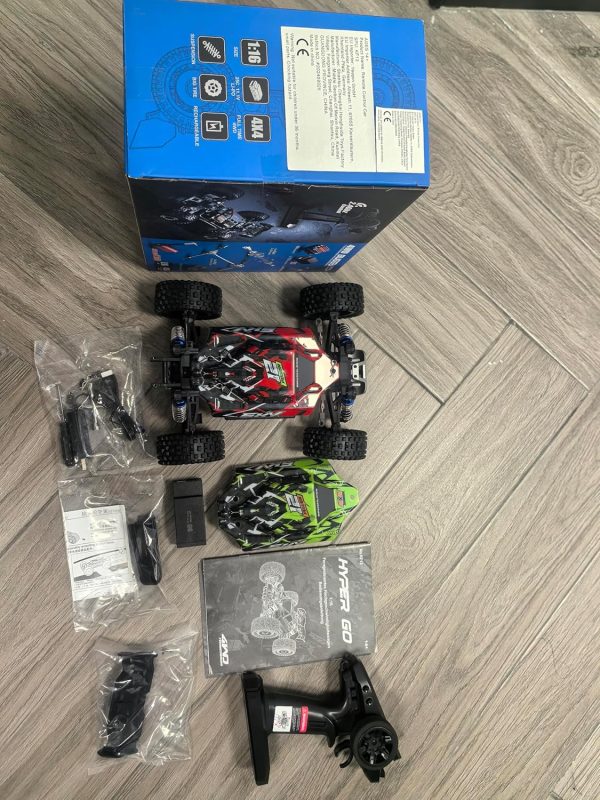 1:16 Brushless Remote Control Cars, 62mph Off-Road All Terrain Electric RC Truck, 4WD RC Truck with 2.4 GHz Remote Control and 2 3S Lipo Batteries for Kids Adults Boys Gifts - Image 9