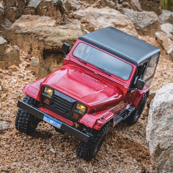 Rochobby Mashigan 1/10 RC Crawler, RC Rock Crawler Removable Details 15km/h, Remote Control Cars with Full Car Ball Bearing for Adults Need to Complete with Battery - Image 8