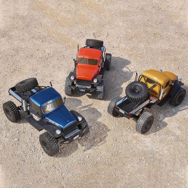 RocHobby Atlas 1/10 RC Crawler, 2.4Ghz RC Rock Truck Off Road, RC Car Indoor&Outdoor 2 in 1, RC Rock Crawler 4x4 Hobby Grade for Adults Need to Complete with Battery (Orange) - Image 7