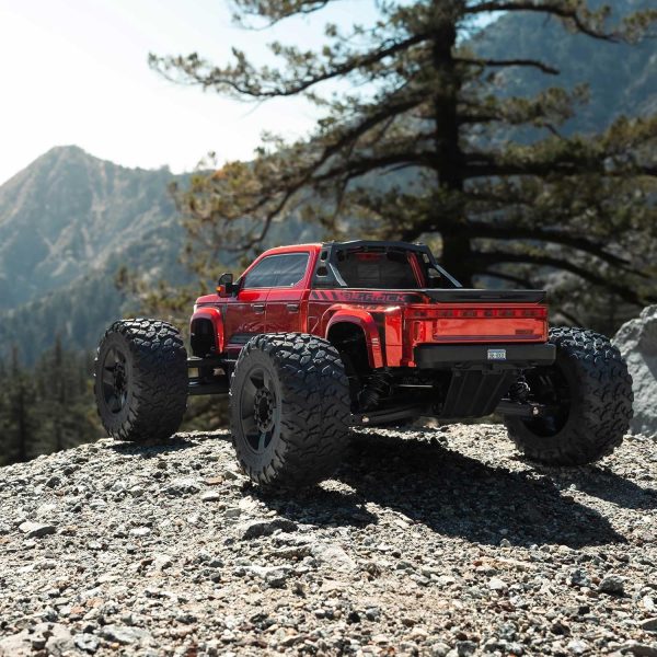 ARRMA RC Truck Big Rock 6S 4WD BLX 1/7 Monster Truck RTR (Battery and Charger Not Included) Red, ARA7612T2 - Image 7