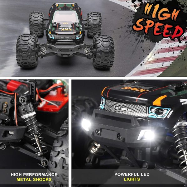 HAIBOXING Remote Control Car 16889, 1:16 Scale 2.4Ghz RC Cars 4x4 Off Road Trucks, Waterproof RTR RC Monster Truck 36KM/H, Toys for Kids and Adults with 2 Batteries 35+ mins Play - Image 10