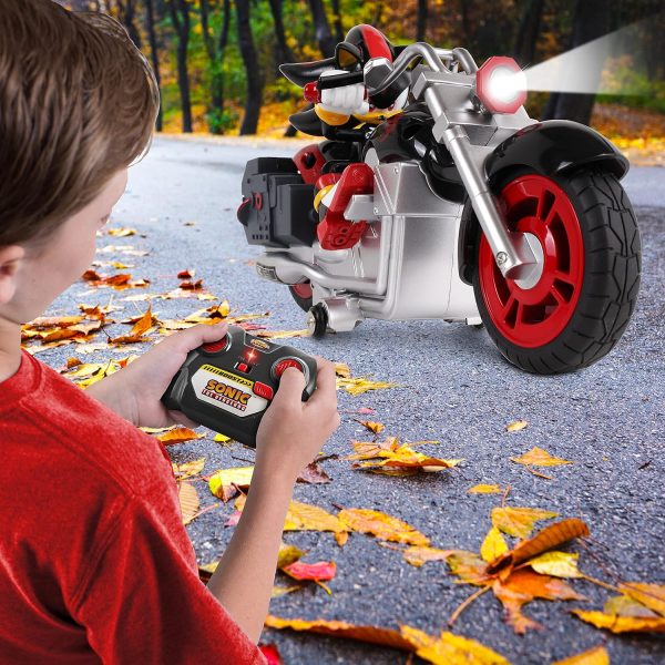 NKOK Sonic Sega All-Stars Racing RC Shadow Motorcycle; Full Function 2.4 GHz Radio Control with Turbo Boost; Ages 6+ - Image 5