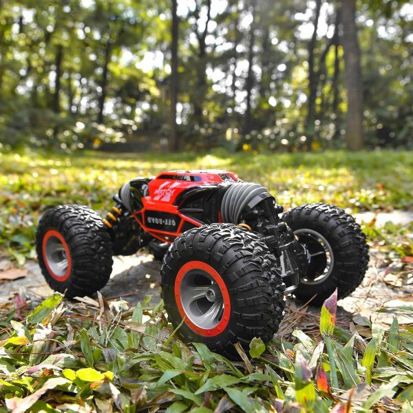 BEZGAR 1:14 Scale 4WD RC Crawler Truck - 15 Km/h All Terrain Electric Toy Car with Rechargeable Battery for Kids, Teens and Adults - Image 7