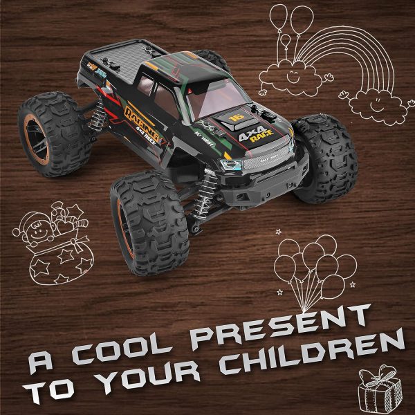 HAIBOXING Remote Control Car 16889, 1:16 Scale 2.4Ghz RC Cars 4x4 Off Road Trucks, Waterproof RTR RC Monster Truck 36KM/H, Toys for Kids and Adults with 2 Batteries 35+ mins Play - Image 9