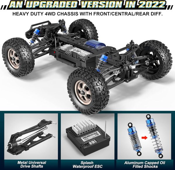 HAIBOXING 2995 Remote Control Truck 1:12 Scale RC Buggy 550 Motor Upgrade Version 42KM/H High Speed RC Cars, Electric Powered 4X4 Off-Road RTR Ideal Hobby for Kids& Adults 40+ Min Play - Image 5