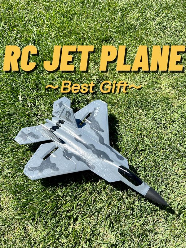 F222 CH RC Airplane, F-22 Plane Ready to Fly, 2.4GHz Remote Control, Easy to Fly RC Glider for Kids & Beginners Fighter Jet,2.4GHz 6-axis Gyro Stabilizer RTF Hobby Glider Aircraft Plane Easy to Fly - Image 9